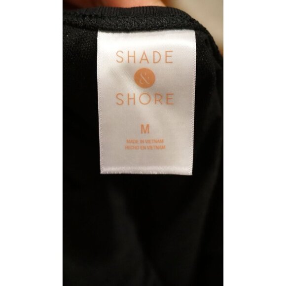 Shade & Shore Women’s Ribbed Bead Knot Detail One-Piece Swimsuit - Size M NWT - Picture 14 of 15